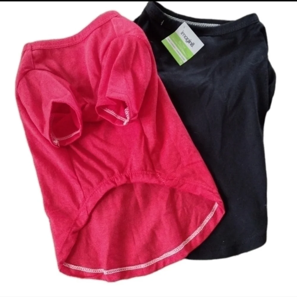 2 Small Dog T Shirts NWT